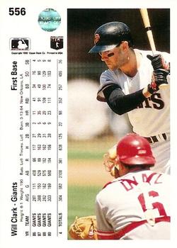 Will Clark  baseball card collectible - Main Image 2