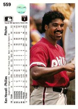 Ken Howell  baseball card collectible - Main Image 2