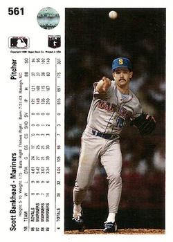 Scott Bankhead  baseball card collectible - Main Image 2