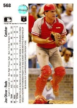 Joe Oliver  baseball card collectible - Main Image 2