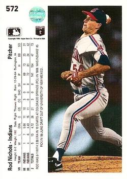 Rod Nichols  baseball card collectible - Main Image 2
