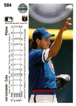 Les Lancaster  baseball card collectible - Main Image 2