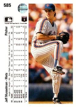 Jeff Musselman  baseball card collectible - Main Image 2