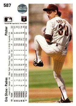 Eric Show  baseball card collectible - Main Image 2