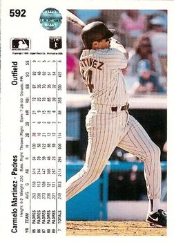 Carmelo Martinez  baseball card collectible - Main Image 2