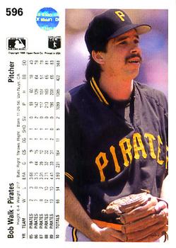 Bob Walk  baseball card collectible - Main Image 2