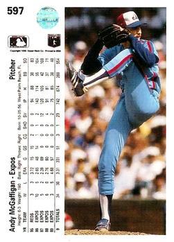 Andy McGaffigan  baseball card collectible - Main Image 2