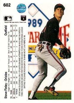 Steve Finley  baseball card collectible - Main Image 2
