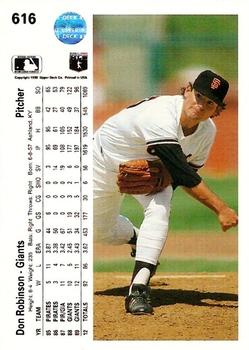 Don Robinson  baseball card collectible - Main Image 2