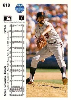 Steve Bedrosian  baseball card collectible - Main Image 2