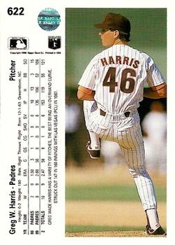 Greg W. Harris  baseball card collectible - Main Image 2