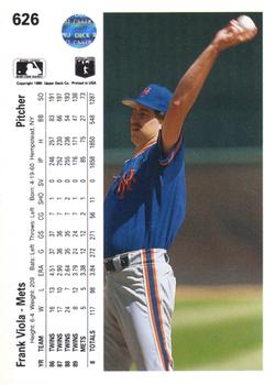 Frank Viola  baseball card collectible - Main Image 2