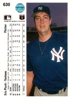 Eric Plunk  baseball card collectible - Main Image 2