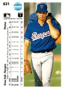 Drew Hall  baseball card collectible - Main Image 2