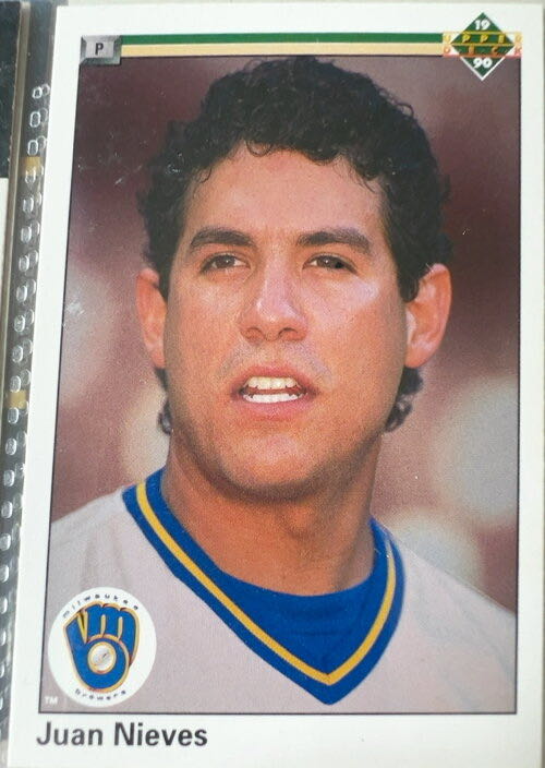 Juan Nieves  baseball card collectible - Main Image 3