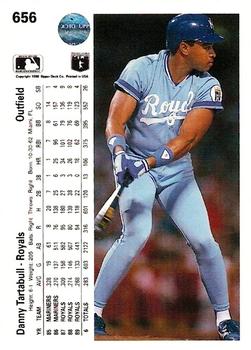 Danny Tartabull  baseball card collectible - Main Image 2