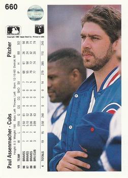 Paul Assenmacher  baseball card collectible - Main Image 2