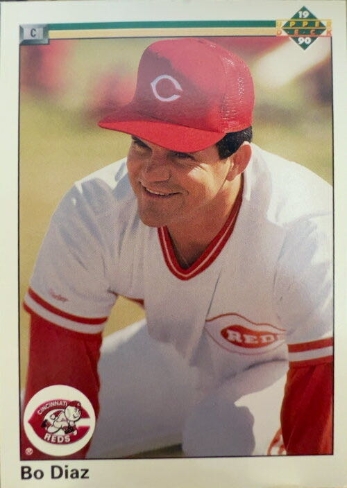 Bo Diaz  baseball card collectible - Main Image 3