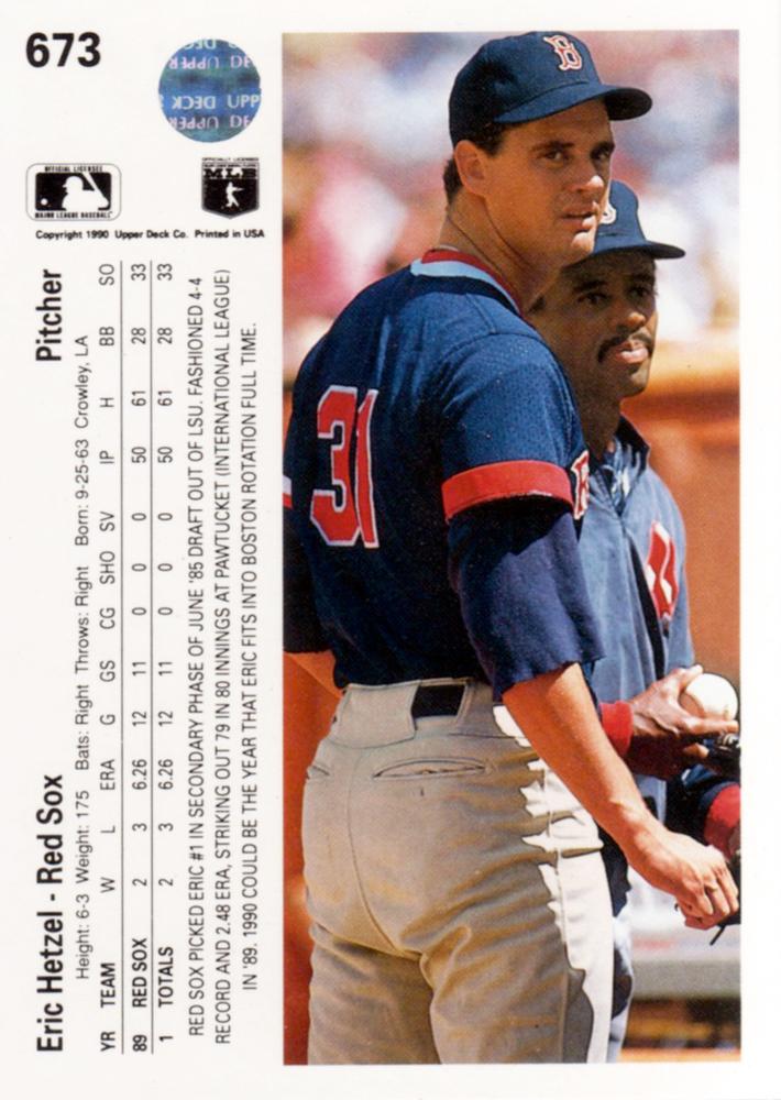 Eric Hetzel  baseball card collectible - Main Image 2