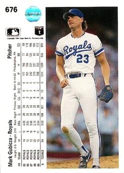 Mark Gubicza  baseball card collectible - Main Image 2