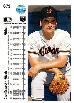 Dave Dravecky  baseball card collectible - Main Image 2