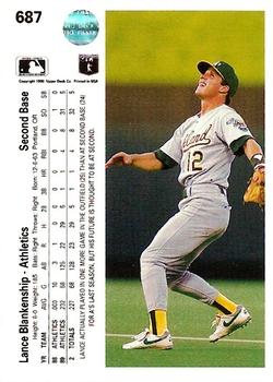 Lance Blankenship  baseball card collectible - Main Image 2