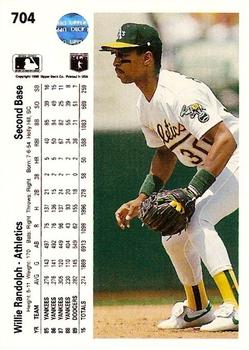 Willie Randolph  baseball card collectible - Main Image 2