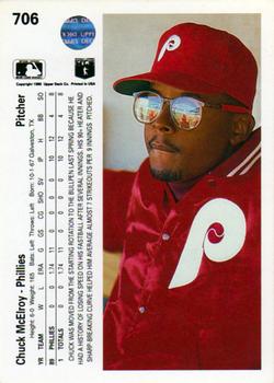 Chuck McElroy  baseball card collectible - Main Image 2