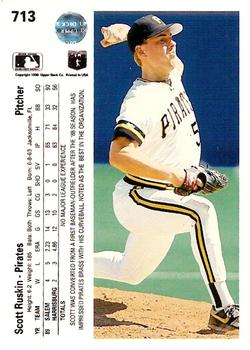 Scott Ruskin  baseball card collectible - Main Image 2