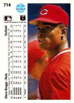 Glenn Braggs  baseball card collectible - Main Image 2