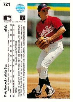 Craig Grebeck  baseball card collectible - Main Image 2