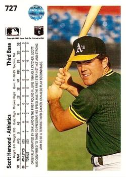 Scott Hemond  baseball card collectible - Main Image 2