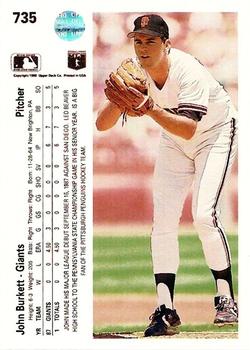 John Burkett  baseball card collectible - Main Image 2