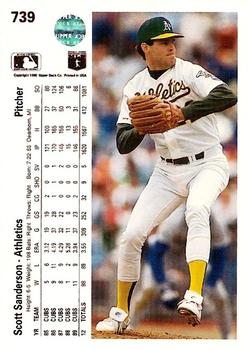 Scott Sanderson  baseball card collectible - Main Image 2