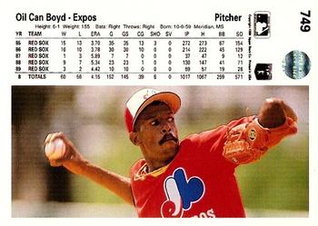 Oil Can Boyd  baseball card collectible - Main Image 2