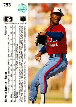 Howard Farmer  baseball card collectible - Main Image 2