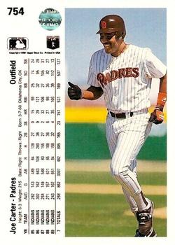 Joe Carter  baseball card collectible - Main Image 2