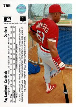Ray Lankford  baseball card collectible - Main Image 2