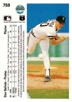 Stan Belinda  baseball card collectible - Main Image 2