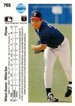 Wilson Alvarez  baseball card collectible - Main Image 2