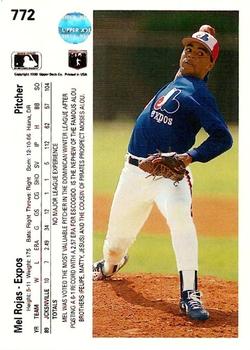 Mel Rojas  baseball card collectible - Main Image 2