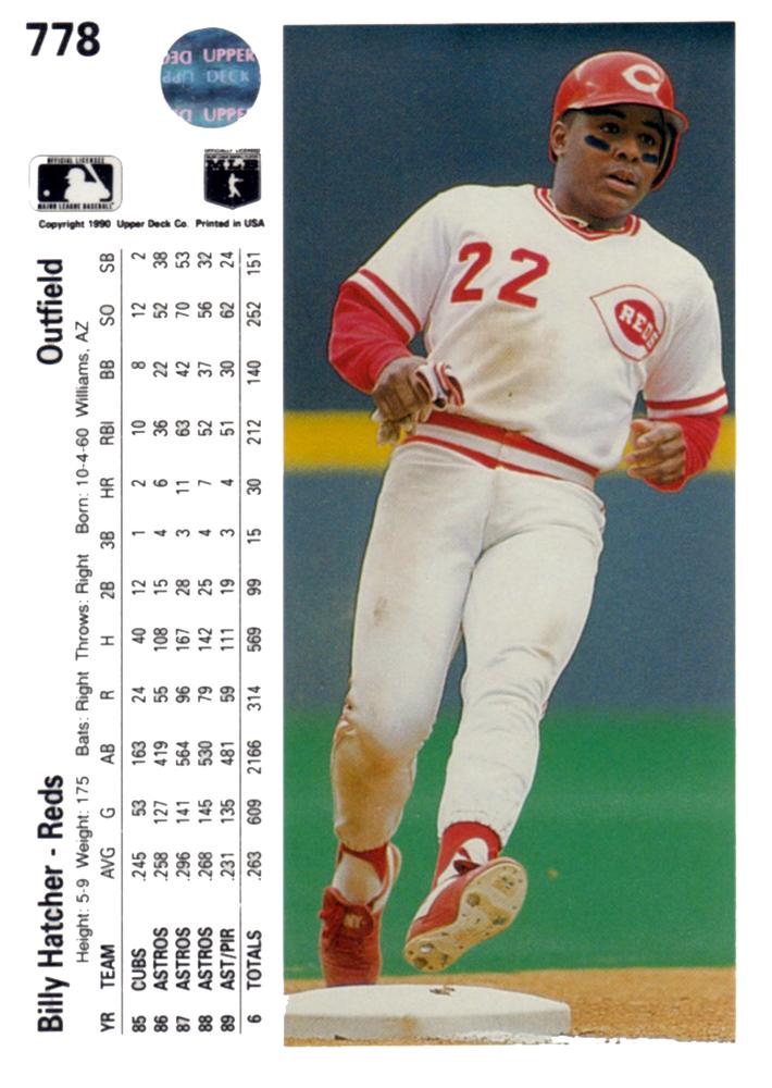 Billy Hatcher  baseball card collectible - Main Image 2