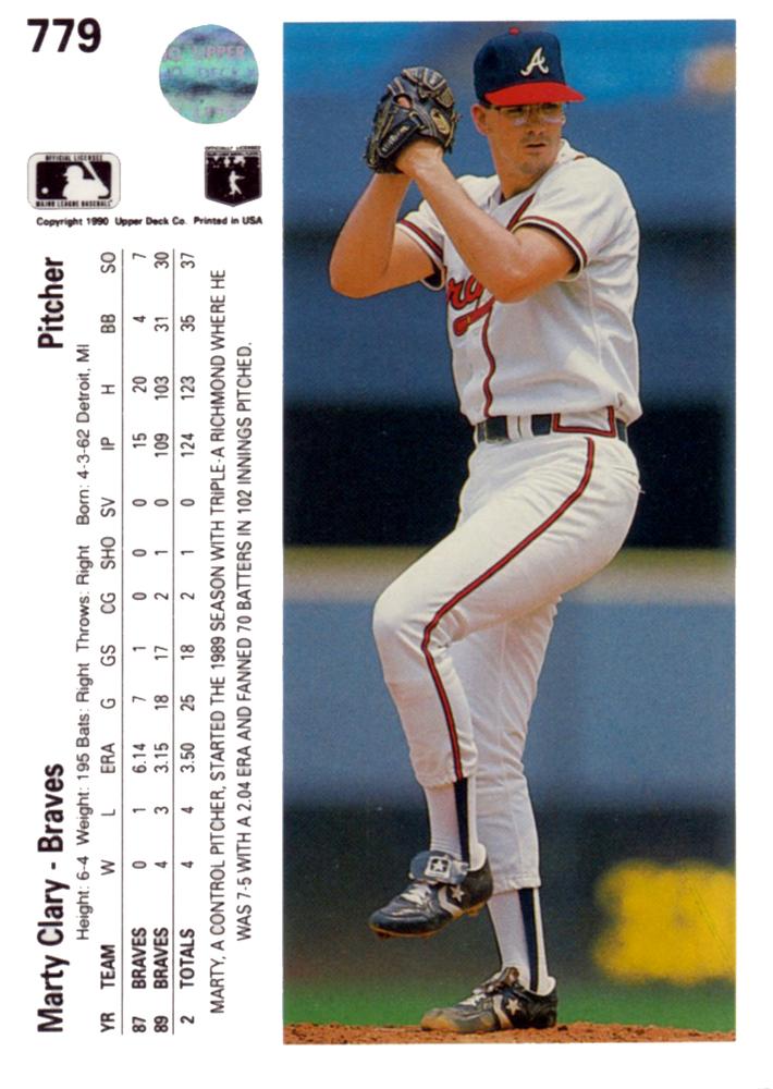 Marty Clary  baseball card collectible - Main Image 2