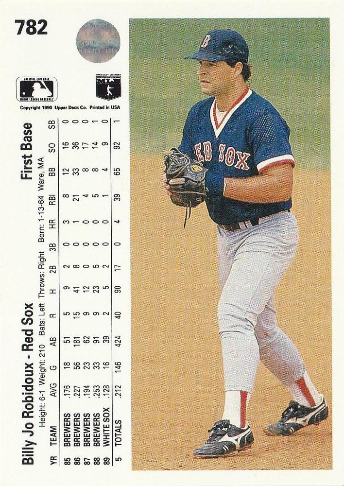 Billy Jo Robidoux  baseball card collectible - Main Image 2