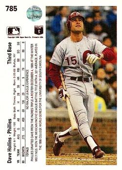 Dave Hollins  baseball card collectible - Main Image 2