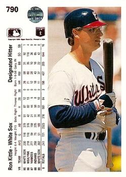 Ron Kittle  baseball card collectible - Main Image 2