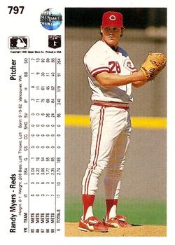Randy Myers  baseball card collectible - Main Image 2