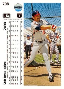 Chris James  baseball card collectible - Main Image 2