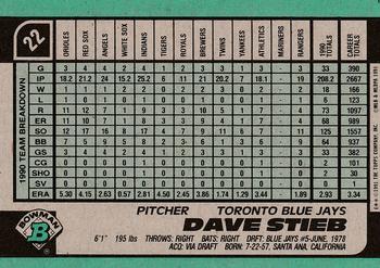 Dave Stieb  baseball card collectible - Main Image 2