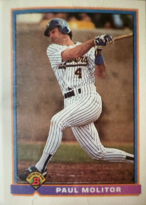 Paul Molitor  baseball card collectible - Main Image 3